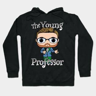 Young Professor Turtle Blue Hoodie